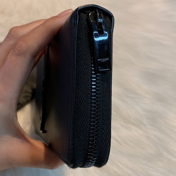 Saint Laurent Classic Monogram Zip Around Wallet Leather - Picture 3 of 17